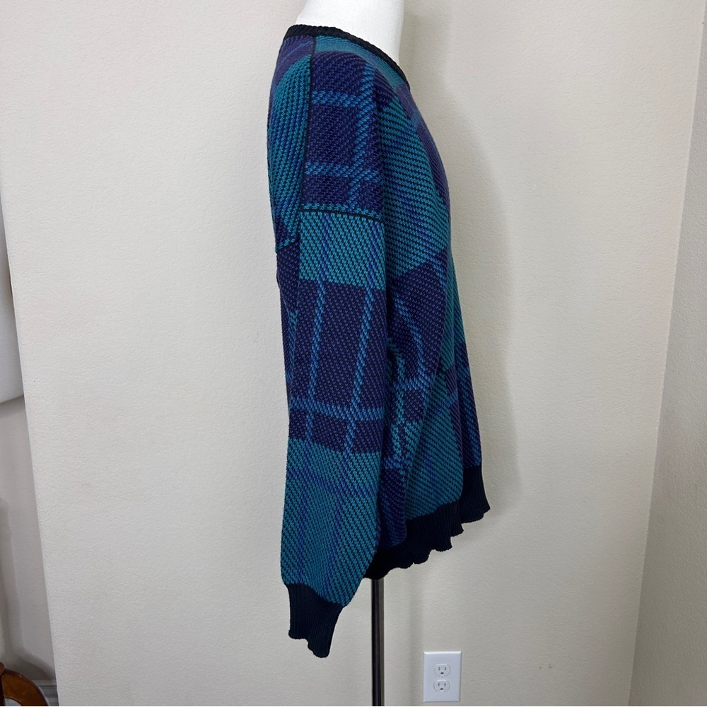 Alan Paine Vintage 100% Cotton Mens Knit Sweater | Size L - Picture 4 of 6